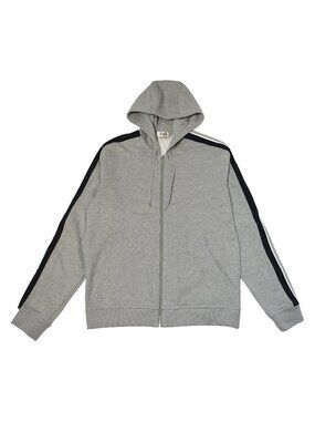 Hermes Run H Zipped Hoodie Grey